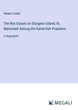 The Boy Scouts on Sturgeon Island; Or, Marooned Among the Game-fish Poachers