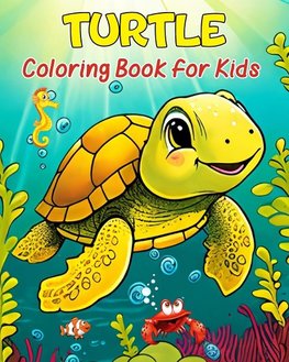 Turtle Coloring Book for Kids