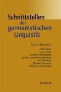 Schnittstellen der germanistischen Linguistik