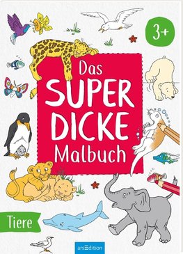 Das superdicke Malbuch - Tiere