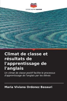 Climat de classe et résultats de l'apprentissage de l'anglais