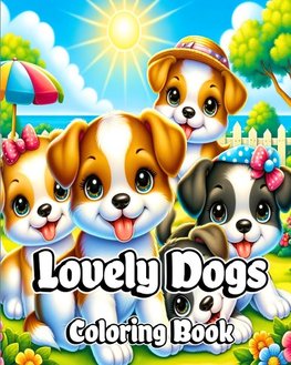 Lovely Dogs Coloring Book