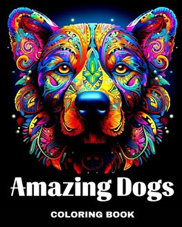 Amazing Dogs Coloring Book