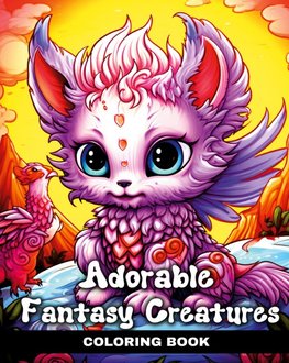 Adorable Fantasy Creatures Coloring Book