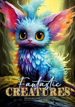 Fantastic Creatures Coloring Book for Adults