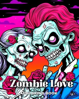 Zombie Love Coloring Book