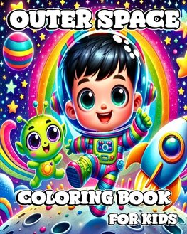 Outer Space Coloring Book for Kids