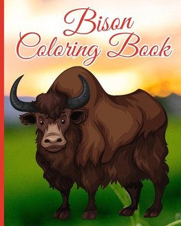 Bison Coloring Book