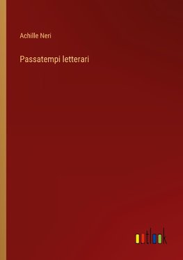 Passatempi letterari