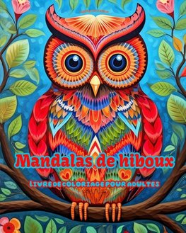 Mandalas de hiboux | Livre de coloriage pour adultes | Dessins anti-stress pour encourager la créativité