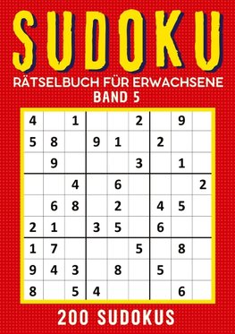 Sudoku Rätselbuch für erwachsene - Band 5