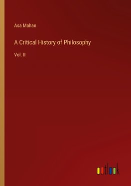 A Critical History of Philosophy