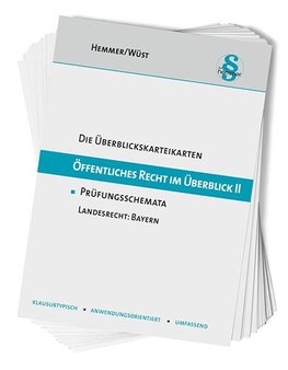 Überblickskarteikarten Öffentliches Recht im Überblick II - Bayern