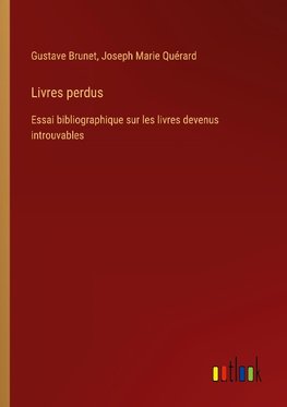 Livres perdus