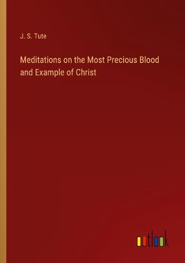 Meditations on the Most Precious Blood and Example of Christ