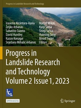 Progress in Landslide Research and Technology, Volume 2 Issue 1, 2023