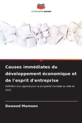 Causes immédiates du développement économique et de l'esprit d'entreprise