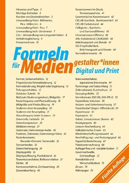 Formeln für Mediengestalter*innen Digital und Print