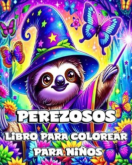 Libro para Colorear de Perezosos para Niños