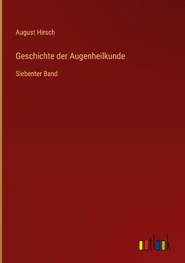 Geschichte der Augenheilkunde