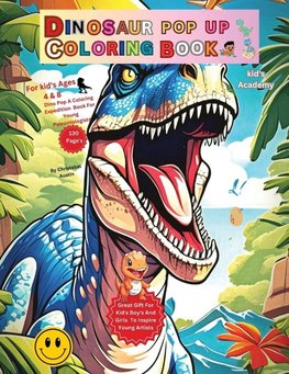 Dinosaur Pop Up Coloring Book.