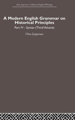 A Modern English Grammar on Historical Principles