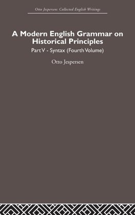 A Modern English Grammar on Historical Principles