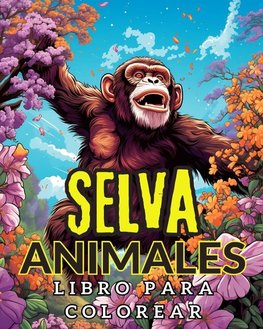 Libro para Colorear de Animales de la Selva