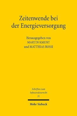 Zeitenwende bei der Energieversorgung