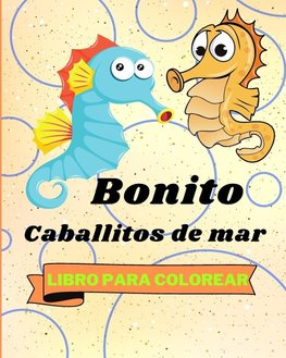 Libro Para Colorear con Bonito Caballitos de Mar