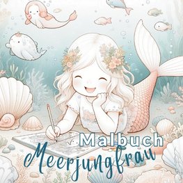 Mein Meerjungfrauen Malbuch: Kreative Ausmalbilder für Mädchen!