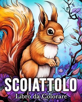 Scoiattolo Libro da Colorare