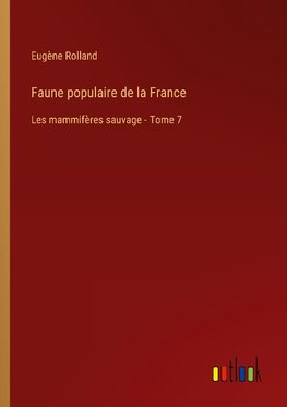 Faune populaire de la France