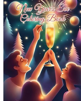 New Year's Eve Coloring Book For Kids