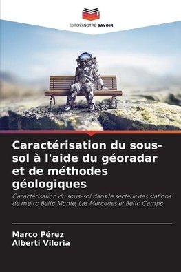 Caractérisation du sous-sol à l'aide du géoradar et de méthodes géologiques