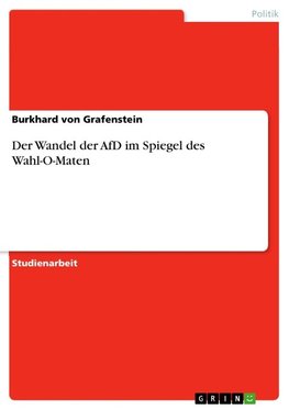 Der Wandel der AfD im Spiegel des Wahl-O-Maten