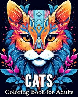 Cats Coloring Book for Adults