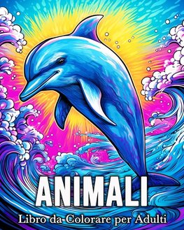 Animali Libro da Colorare per Adulti