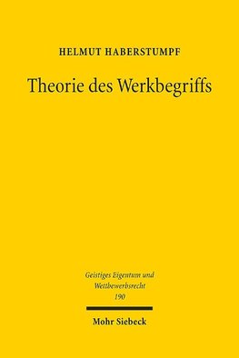 Theorie des Werkbegriffs