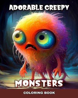 Adorable Creepy Monsters Coloring Book