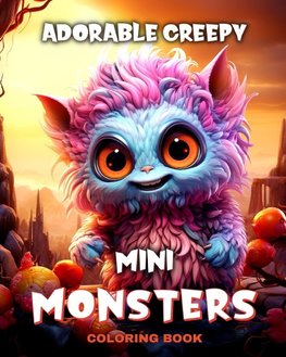 Adorable Creepy Mini Monsters Coloring Book