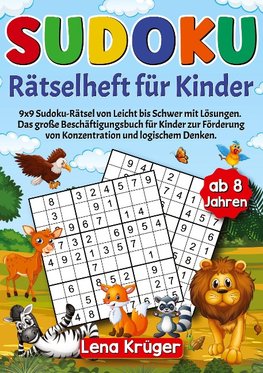 Sudoku Rätselheft für Kinder ab 8 Jahren