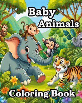 Baby Animals Coloring Book