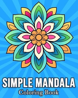 Simple Mandala Coloring Book