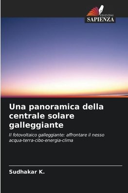 Una panoramica della centrale solare galleggiante