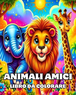 Animali Amici Libro da Colorare