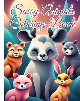 Sassy Animals Coloring Book