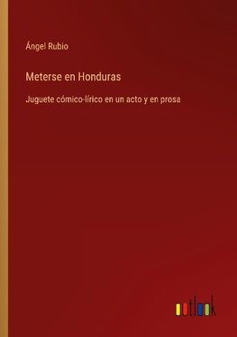 Meterse en Honduras