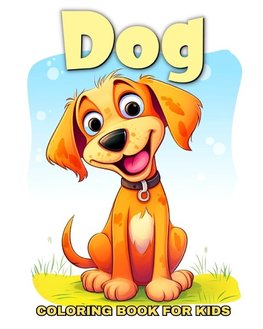 Dog Coloring Book for Kids