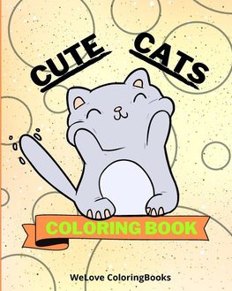 Cute Cats Coloring Book